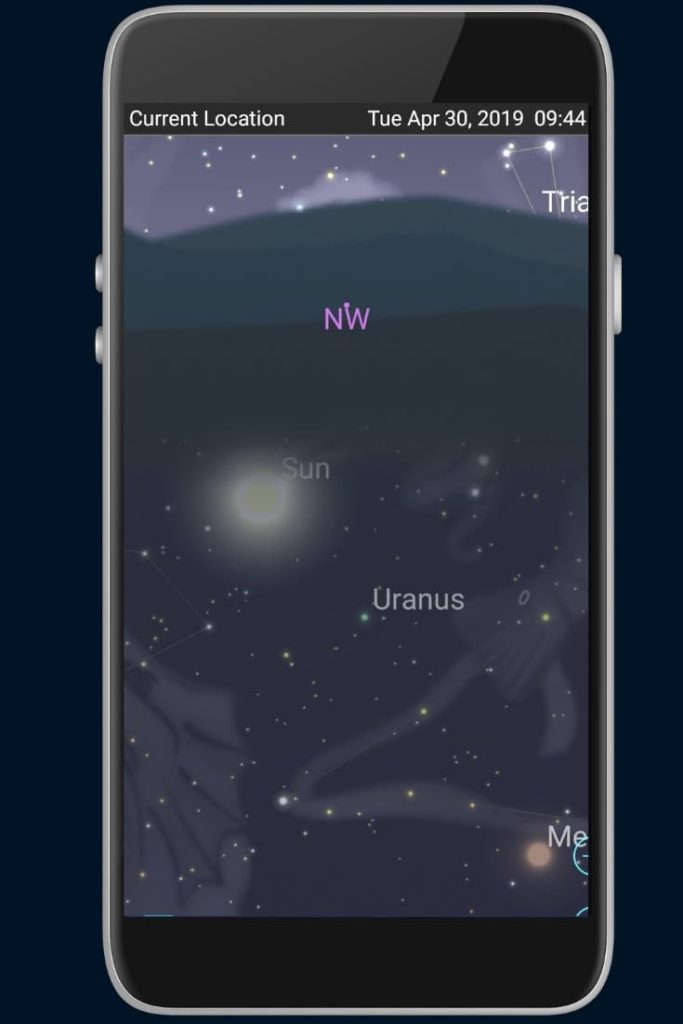 How to find uranus with your phone