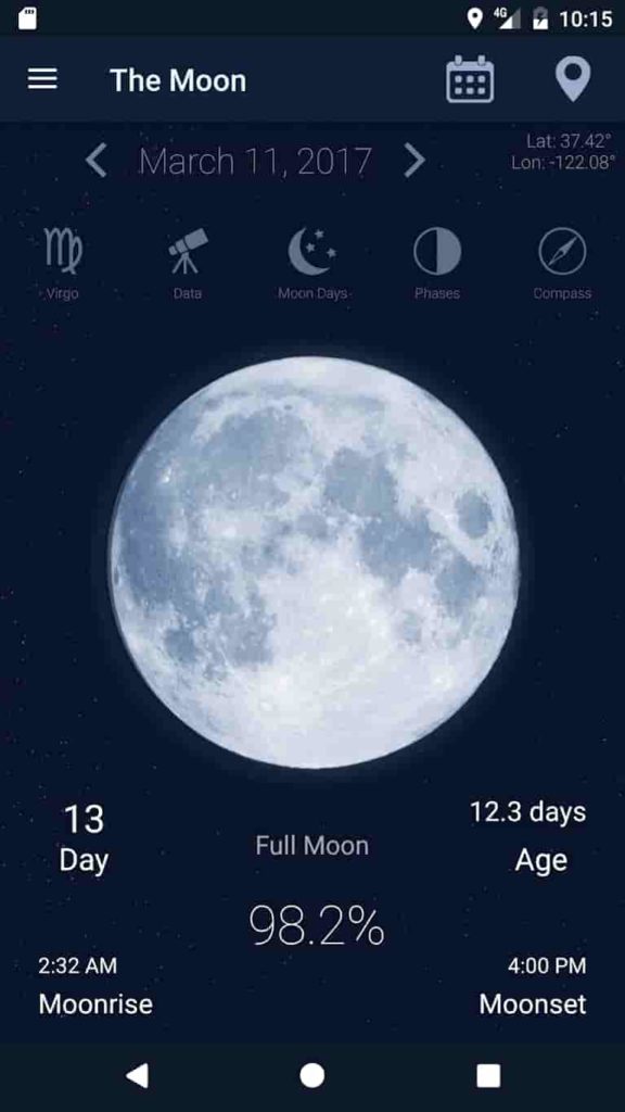 The Moon Phase App