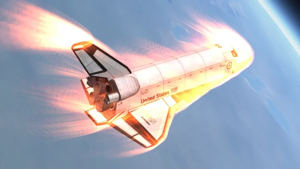 space shuttle reentry