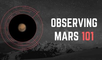 Mars with telescope guide