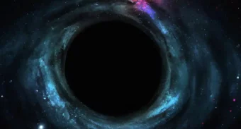 artist rendition of a black hole